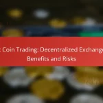 Alt Coin Trading: Decentralized Exchanges, Benefits and Risks