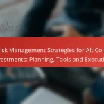 Risk Management Strategies for Alt Coin Investments: Planning, Tools and Execution